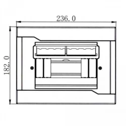 Щиток / Бокс на 8 модулів під автомати зовнішній, фото 8