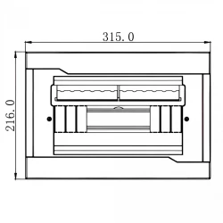 Щиток / Бокс на 12 модулів під автомати зовнішній, фото 8