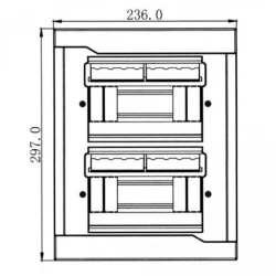 Щиток / Бокс на 16 модулів під автомати зовнішній, фото 8