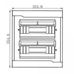 Щиток / Бокс на 24 модулів під автомати зовнішній, фото 8