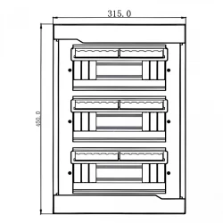 Щиток / Бокс на 36 модулів під автомати зовнішній, фото 8