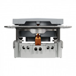 РОЗЕТКА З ЗАЗЕМЛЕННЯМ ASFORA СТАЛЬ, фото 5