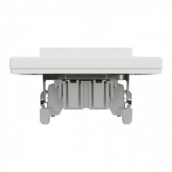 Выключатель одноклавишный самозажимной белый ASFORA, фото 6