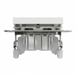 Перемикач перехресний, білий, Asfora, без рамки, фото 8