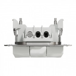 Вимикач трьохклавішний, білий, Asfora, без рамки, фото 6