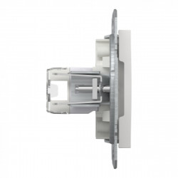 Розетка RJ45, тип UTP, категория 5E, белый, Asfora, без рамки, фото 7