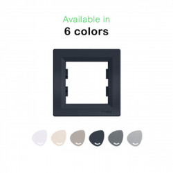 РАМКА ЧЕТЫРЕХМЕСТНАЯ ГОРИЗОНТАЛЬНАЯ, БЕЛАЯ ASFORA, фото 4