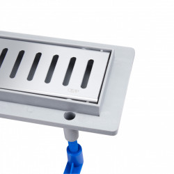 Трап Qtap Dry FA304-600 лінійний з сухим закривом та нержавіючою решіткою 600х73, фото 9