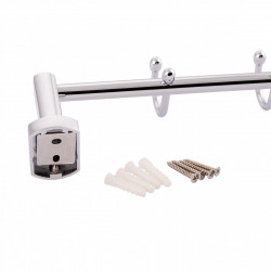 Тримач для рушника Qtap Liberty 4 гачка 450 мм QTLIBCRM11544 Chrome, фото 8