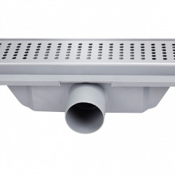 Трап Qtap Dry FB304-700 лінійний з сухим закривом та нержавіючою решіткою 700х73, фото 10