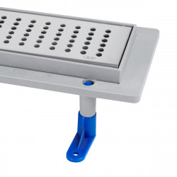 Трап Qtap Dry FB304-800 лінійний з сухим закривом та нержавіючою решіткою 800х73, фото 10