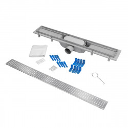 Трап Qtap Dry FB304-800 лінійний з сухим закривом та нержавіючою решіткою 800х73, фото 12