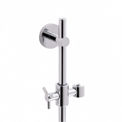 Стійка універсальна Qtap Sprha 700 мм округла з полицею QT003 Chrome, фото 9