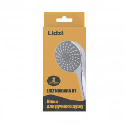 Лійка для ручного душу Лейки Lidz Niagara 01 98 мм округла LDNIA01CRM22034 Chrome, фото 8