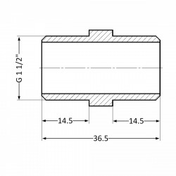Ніпель SD Plus 1 1/2" ЗР SD4074040, фото 5