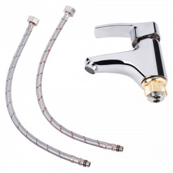 Змішувач для раковини низький Anny 001F, Chrome (k40) LDANN001FCRM35119 Lidz, фото 12