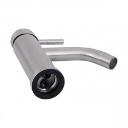 Змішувач для раковини низький Aria 0011F, Nickel (k35) LDARI0011FNKS46091 Lidz, фото 7