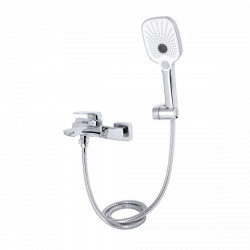 Змішувач для ванни Tern, Chrome (k30) з душовим гарнітуром QTTER259CRM47586 Qtap, фото 10