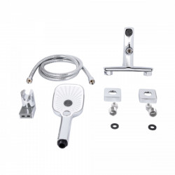 Змішувач для ванни Tern, Chrome (k30) з душовим гарнітуром QTTER259CRM47586 Qtap, фото 14