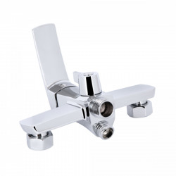 Змішувач для ванни Tern, Chrome (k30) з довгим поворотним виливом та душовим гарнітуром QTTER260CRM47587 Qtap, фото 11