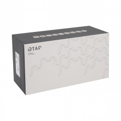 Змішувач для ванни Jay, Chrome/White (k35) з довгим поворотним виливом та душовим гарнітуром QTJAY2601CRW45552 Qtap, фото 18