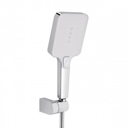 Змішувач для ванни Swan Cascada, Chrome/White (k35) з поворотним виливом та душовим гарнітуром QTSWA260CRW45569 Qtap, фото 13