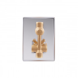 Душова система універсальна Aquarius, Chrome прихованого монтажу на два споживача QTAQA64103NGC Qtap, фото 11