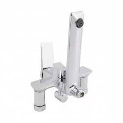 Душова система універсальна Presto, Chrome (k35) на три споживача (з виливом) QTPRE111CRM45575 Qtap, фото 18