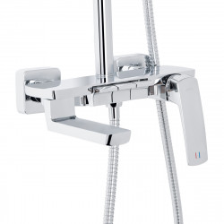 Душова система універсальна Tern, Chrome (k30) на три споживача (з виливом) QTTER111CRM47591 Qtap, фото 11