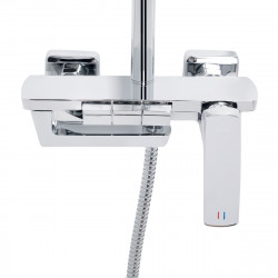 Душова система універсальна Tern, Chrome (k30) на три споживача (з виливом) QTTER111CRM47591 Qtap, фото 12