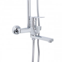 Душова система універсальна Aries, Chrome (k35) на три споживача (з виливом) QTARI1112CRM47606 Qtap, фото 8