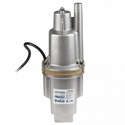 Насос вібраційний 0.25кВт H 75м Q 18л/хв Ø100мм 10м кабелю верхній вхід WETRON WVM60 (778382), фото 5