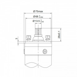 Насос відцентровий свердловинний 0.75кВт H 111(85)м Q 45(30)л/хв Ø80мм AQUATICA (DONGYIN) 3SDm1.8/26 (777104), фото 8