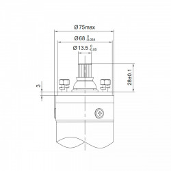 Насос відцентровий 0.37кВт H 48(36)м Q 45(30)л/хв Ø80мм mid AQUATICA 3QJD2-11-0.37 (778101), фото 5