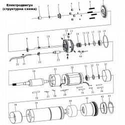 Насос відцентровий 1.5кВт H 197(151)м Q 45(30)л/хв Ø80мм (з 2х ЧАСТИН) AQUATICA (DONGYIN) 3SEm1.8/46 (777106), фото 15