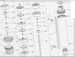 Насос відцентровий свердловинний 0.75кВт H 44(30)м Q 180(133)л/хв Ø102мм DONGYIN 4SDm8/7 (777151), фото 6