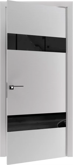 Двері модель 22 Ясен білий Емаль (засклена), фото 5