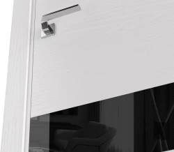 Двері модель 22 Ясен білий Емаль (засклена), фото 6