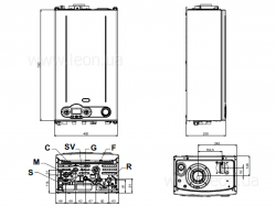 Конденсаційний газовий котел Delfis Condensing KRB 12, фото 8