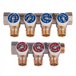 коллектор 3/4х3 рiзьба 1/2 "Icma" №227, фото 2