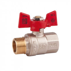 SD Шар.кран 1/2 БГШ вода PN40   SD607NW15PN40, фото 2