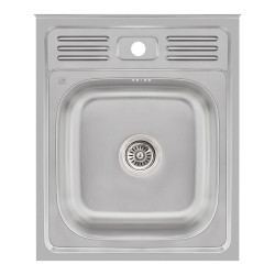 Мийка для кухні 6050 Satin 0,6 мм Lidz, фото 2