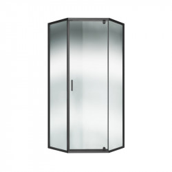 Душова кабіна Scorpio BLA10995-AC6 п'ятикутна 90х90 см, скло 6 мм Clear, CalcLess, без піддону Qtap, фото 2