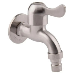 Кран поливальний Lidz Mono 12 1/2 LDMON12NKS34927 Nickel, фото 2