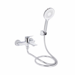 Змішувач для ванни Qtap Vlasta New (з душовим гарнітуром) QTVLA259CRM45642 Chrome, фото 2
