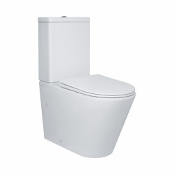 Унітаз підлоговий Qtap Swan Ultra Quiet з сидінням Soft-close 640x360x835 мм QT16222182TW White, фото 2