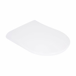 Qtap Сидіння для унітаза (Robin 490, Scorpio 490) 430x363x60 мм, White, з мікроліфтом, Slim Duroplast, MagLock QTSC179W48915, фото 2