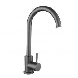 Змішувач для кухні Lidz Aria 015F (k35)  LDARI015FGRP49559 Graphite