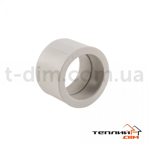 Муфта поліпропіленова 75х75 для поліпроп. труб фото 1