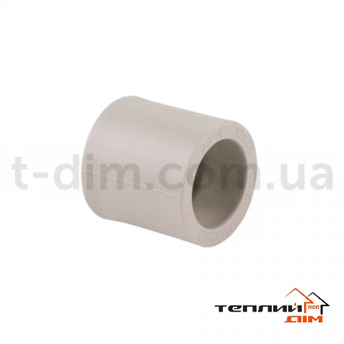 Муфта поліпропіленова 32х32 для поліпроп. труб фото 1